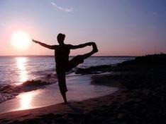 yoga en la playa