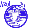 logo cafe azul