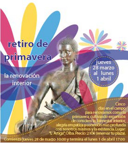 Retiro de primavera: la renovación interior buda